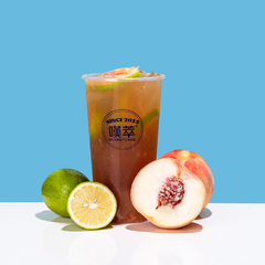 冰摇桃桃柠檬茶
