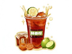 特浓咸手打柠檬茶(中杯)