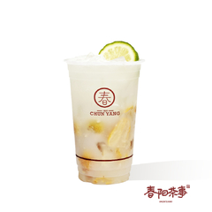 黄皮冰柠茶