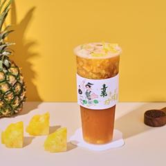 菠萝手打柠檬茶