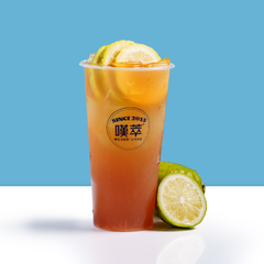 【中杯】-手打香柠乌龙茶
