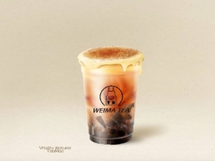 黑三金泰式蛋糕奶茶