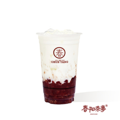 红豆鲜奶