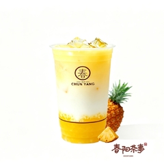 凤梨冰奶