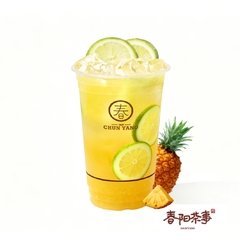 凤梨白桃柠檬茶