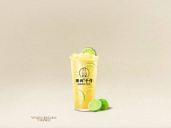 白桃柠檬茶